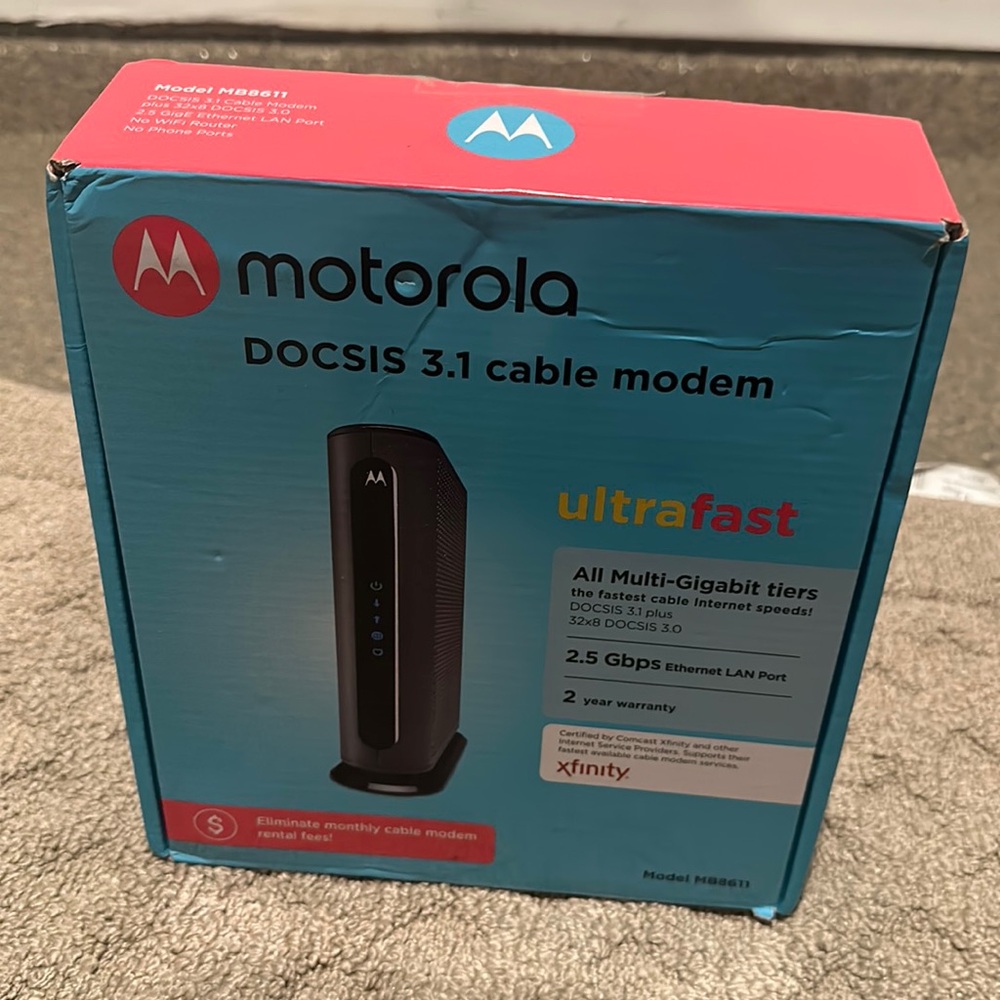Motorola Docsis 3.1 Cable Modem